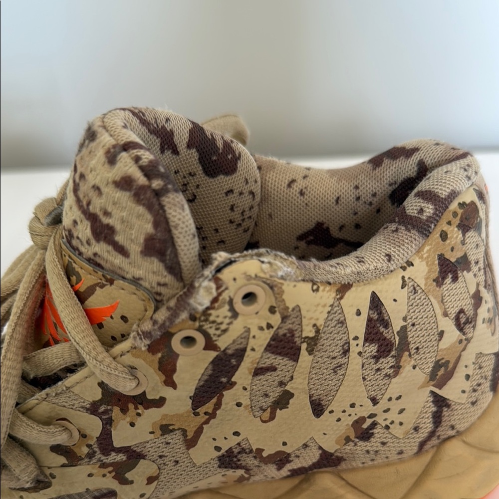 Puma Kids LaMelo Ball Tan and Orange Camouflage Sneakers - Picture 10 of 12